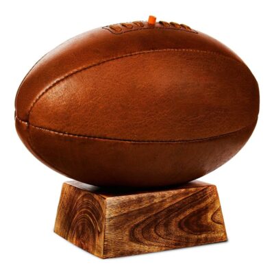6 Panels Vintage Leather Rugby Ball ASI-VLR-102