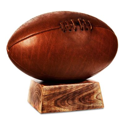 4 PANELS Vintage Leather Rugby Ball ASI-VLR-101