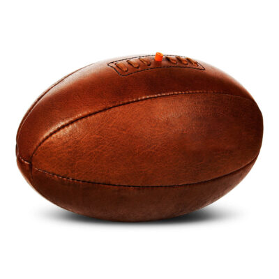 6 Panels Vintage Leather Rugby Ball ASI-VLR-102