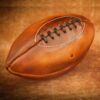 2 Vintage Leather Rugby Ball ASI-VLR-103