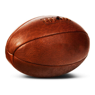 6 Panels Vintage Leather Rugby Ball ASI-VLR-102