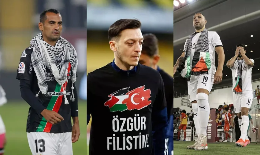 Cultural Significance of Soccer Balls Worldwide 1 Cultural-Significance-of-Soccer-Balls-Footballers from around the world, including in Chile (Cesar Cortes), Turkey (Mesut Ozil) and Qatar (Santi Cazorla), showed gestures of solidarity after recent Israeli aggression against Palestinians (Twitter)
