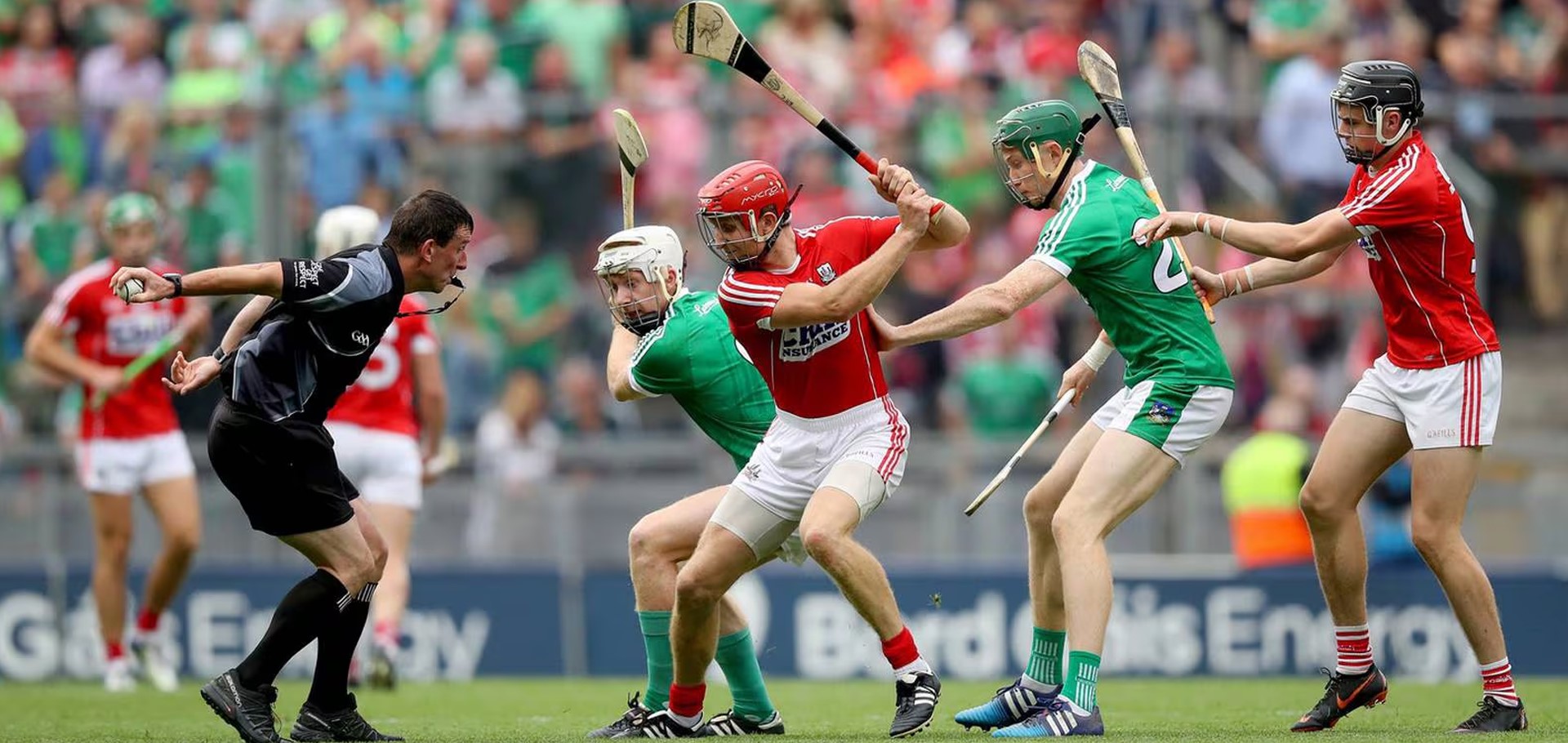 Player playing in the field Sliotar - Hurling Ball