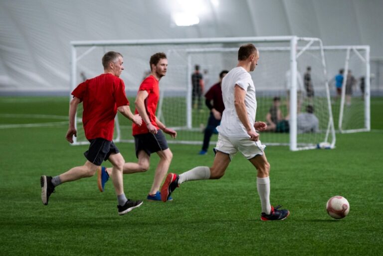 Poland Full shot men playing soccer