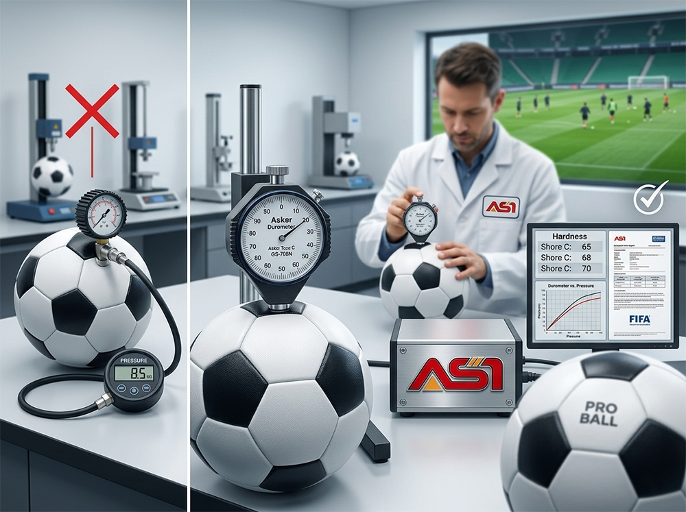 Durometer Testing for Soccer Balls