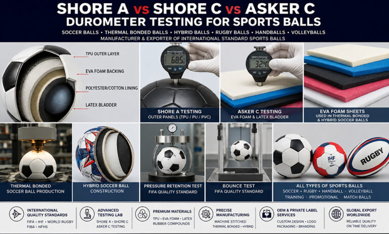 Shore A vs Shore C vs Asker C Durometer Testing Standards, What Every Sports Ball Manufacturer Must Know